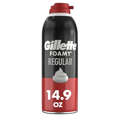 Gillette Foamy Classic Shave Foam for Men, Protection Against Shaving Irritation, Quick and Smooth Shave, shaving cream, 14.9 Oz Beauty and Personal Care Gillette Default Title