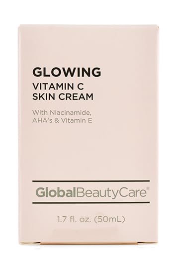 Global Beauty Care Vitamin C Skincare Set - Facial Cleanser (2.5oz), Facial Serum (1oz), Eye Cream (0.5oz), Skin Cream (1.7oz) - with Niacinamide
