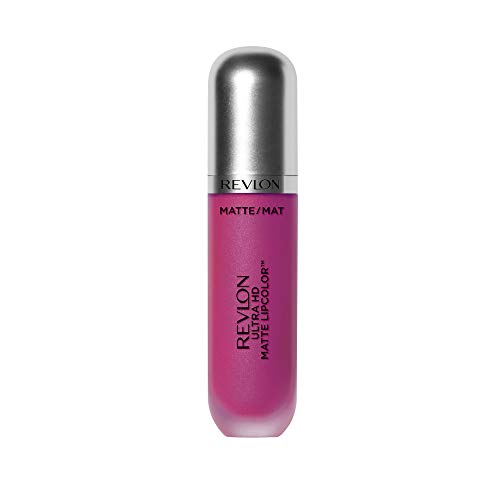 Revlon Ultra HD Matte Lipcolor, Velvety Matte Liquid Lipstick, 665 Intensity, 0.16 oz