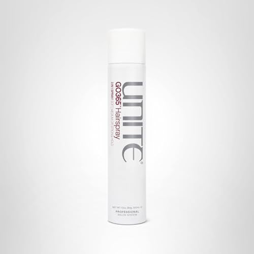 UNITE Hair - GO365 Hairspray - Adjustable 3-in-1 Professional Styling Hairspray - Flexible, Non-Flaking Hold for Soft, Medium, or Strong Control