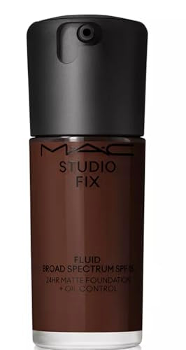 MAC Studio Fix Fluid Foundation, SPF 15, 24HR Matte, Oil Control, NW60