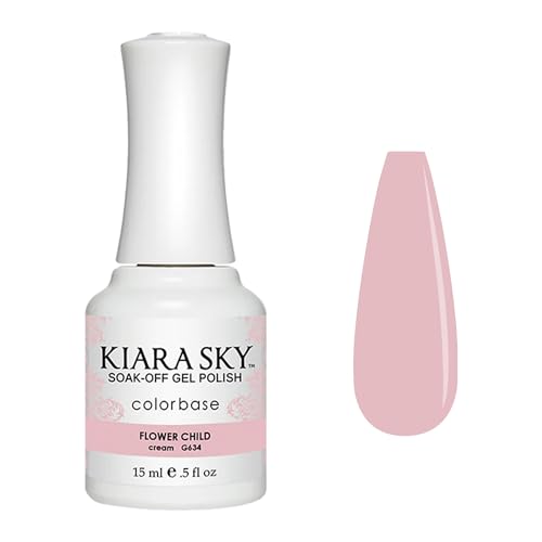 Kiara Sky Soak Off Gel Nail Polish 0.5 fl oz, MATCHA LATTE (G635)