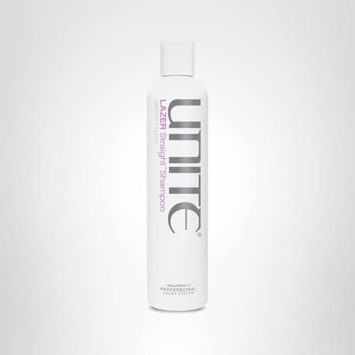 UNITE Hair - LAZER Straight Shampoo - Sulfate-Free Shampoo for Thick, Coarse & Unruly Hair - Cleanses, Tames Frizz, Softens, and Adds Shine