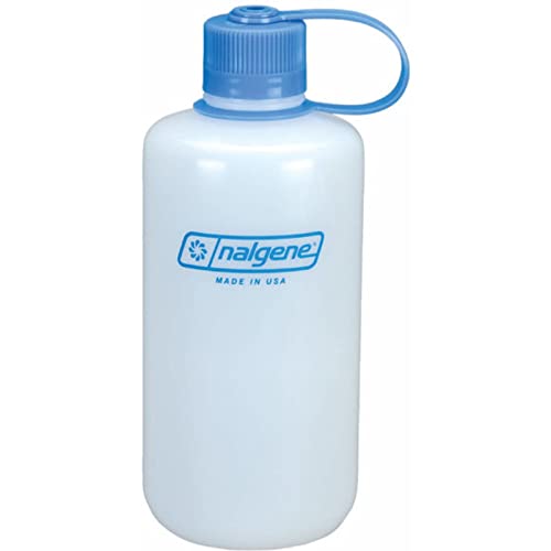 Nalgene HDPE Narrow Mouth BPA-Free Water Bottle, 32 oz , White
