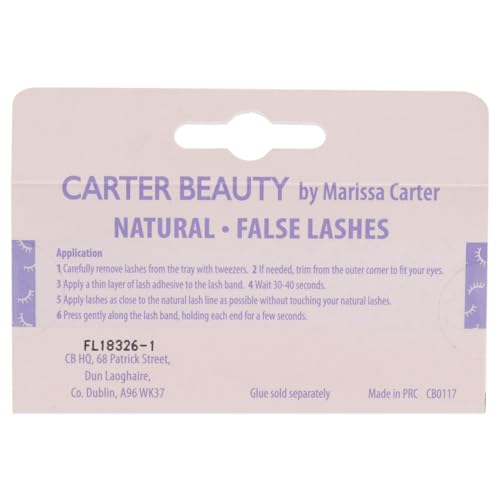 Carter Beauty On The Lash - 3D Artificial Eyelashes - Adds Volume And Depth - Adds A Touch Of Elegance - Feather Weight - Creates A Sophisticated…