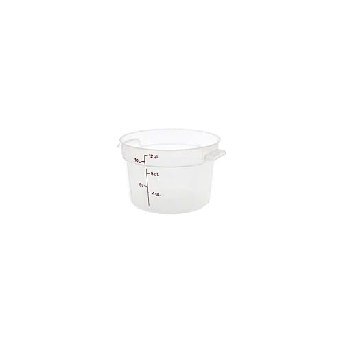 Cambro (RFS12PP190) 12 qt Round Polypropylene Food Storage Container - Camwear®