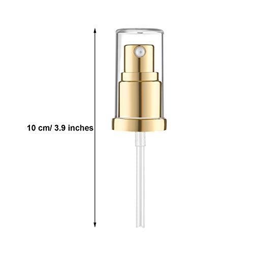 4 Pieces Replacement Foundation Pumps for Double Wear Foundation, Gold