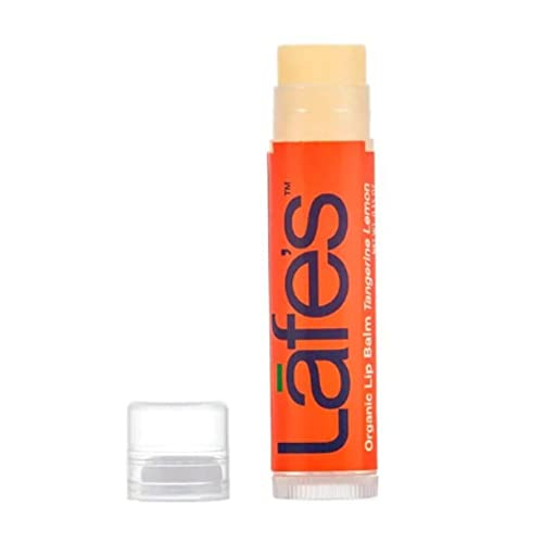 Lafe's Natural Body Care | Tangerine Lemon Lip Balm | All Natural & Organic (0.15oz)