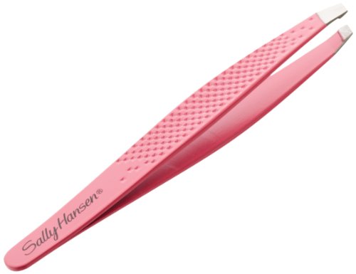 Sally Hansen Beauty Tools Raise Some Brows Slant Tip Tweezer with Platform | Precision Eyebrow Tweezer for Shaping & Grooming | Grips Hairs Firmly
