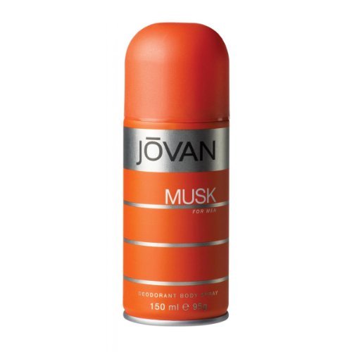 Jovan Musk Deodorant Spray for Men, 150 ml by Jovan Beauty and Personal Care Jovan