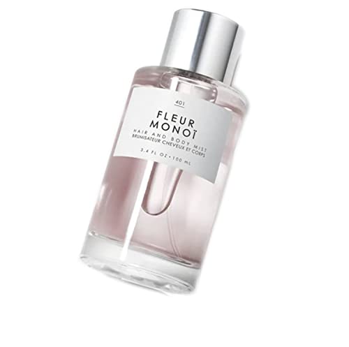 Gourmand Fleur Monoi Hair + Body Mist 3.4 Fl.Oz! Blend Of Gardenia, Coconut & Neroli! Perfumed Hair & Body Mist For All Day Long-Lasting Freshness!
