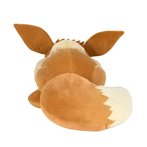 Pokémon Eevee Sleeping Plush - 18-Inch Premium Plush in Sleeping Pose