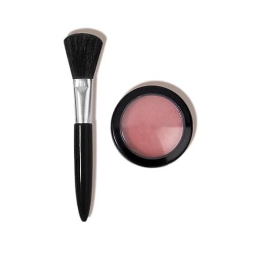 L.A. COLORS Blusher & Deluxe Brush (carded), Natural CBC141A