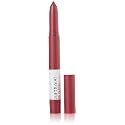 Maybelline Super Stay Ink Crayon Lipstick Makeup, Precision Tip Matte Lip Crayon with Built-in Sharpener, Longwear Up To 8Hrs, Accept A Dare, Wine
