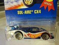 Hot Wheels 1991 Sol-Aire CX4 Collector #254 1:64 Scale