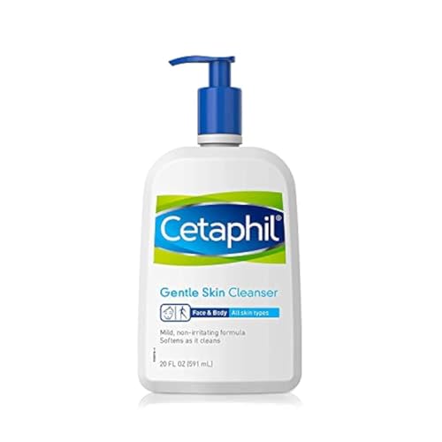 Cetaphil Gentle Skin Cleanser 20 fl oz | Hydrating Face Wash & Body Wash | Ideal For Sensitive, Dry Skin | Non-irritating | Wont Clog Pores |