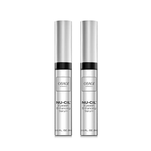 Obagi Nu-Cil Eyelash Enhancing Serum - Nourishing Lash Serum with Biotin for Thicker & More Defined-Looking Lashes - 0.1 oz, Pack of 2 Beauty and Personal Care Obagi Medical Default Title