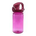 Nalgene Kids On The Fly Water Bottle, Leak Proof, Durable, BPA and BPS Free, Carabiner Friendly, Reusable and Sustainable, 12 Ounces