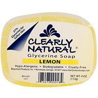 Clearly Natural Soap Lemon 4 Oz ( Multi-Pack)
