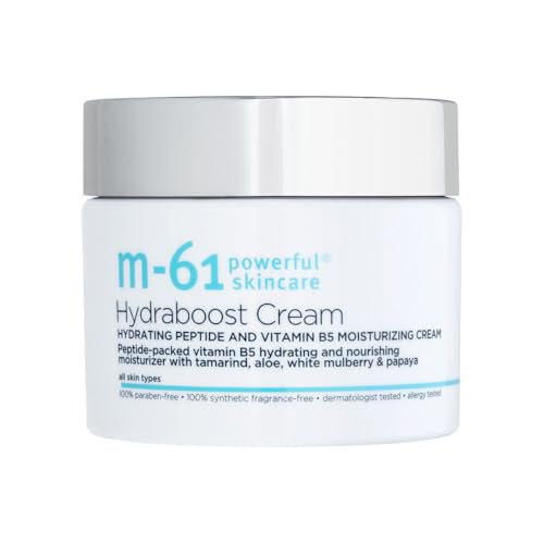 m-61 Hydraboost Cream | Ultra-Nourishing, Moisturizing Face Cream To Plump, Hydrate, And Repair. With Vitamin B5, Vitamin E, Hyaluronic Acid,