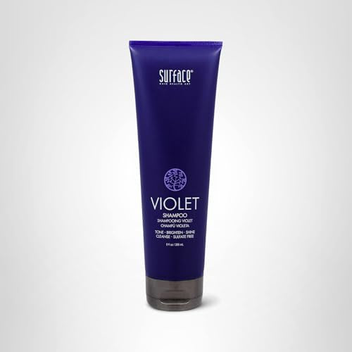 SURFACE Hair - Pure Blonde Violet Shampoo - Tones, Brightens & Protects Hair - 9 fl oz