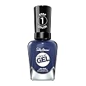 Sally Hansen Miracle Gel Salon Quality Nail Polish | Gel-Like Formula, Two-Step System, No UV Light Needed, Long Lasting | Opaque | 609 Midnight Mod | Beauty & Personal Care Sally Hansen