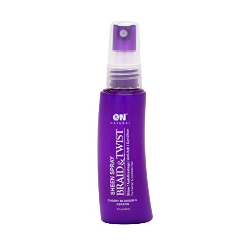 On Natural Sheen Spray Braid & Twist 2 oz - Cherry Blossom & Keratin