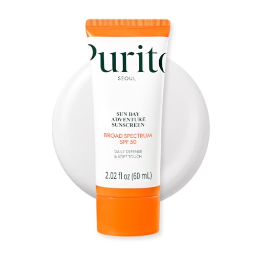 PURITO Korean Sunscreen SPF 50 | Lightest Texture, No White Cast, Broad Spectrum UVA/UVB | Oil-Free, Vegan, For All Skin Types | Daily Lightweight Sun Beauty and Personal Care PURITO Default Title