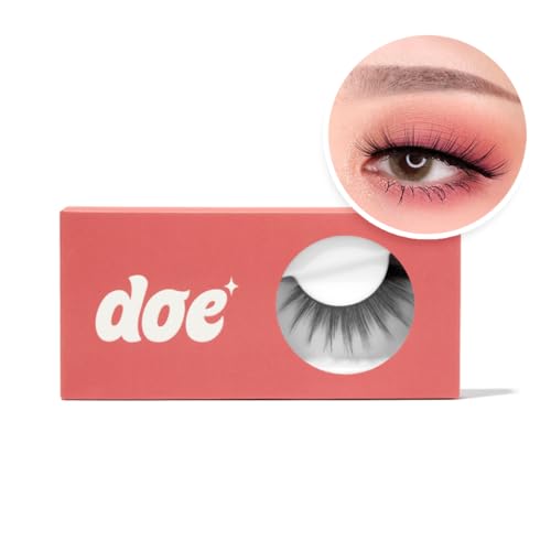 Siren Call (formally UWU) - Reusable 15 Wears, Fluffy Looking Vegan False Lashes, Handmade from Korean Silk. Lightweight Cruelty Free Eyelash