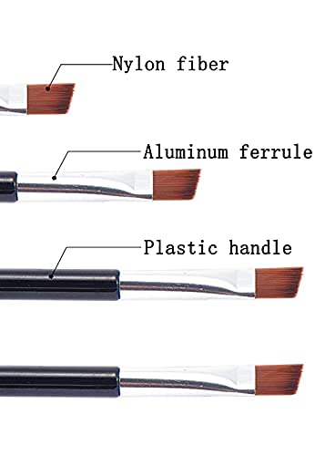 Vsaidi Premium Quality Angled Brow Brush - Eyebrow Brush for Powder, Cream, Gel and Wax