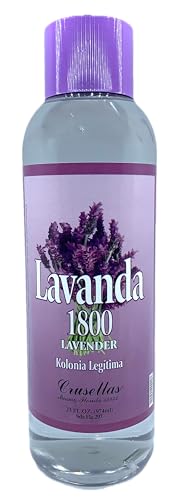 Crusellas Legitima Agua de Kolonia 1800 Lavender (Lavanda) Splash Cologne 33 Fl. Oz.