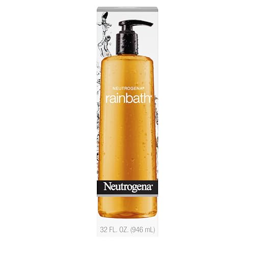 Neutrogena Rainbath Cleansing Shower & Bath Gel, Daily Moisturizing Body Wash Cleanser & Shaving Gel for Men & Women, Clean-Rinsing Creamy Lather