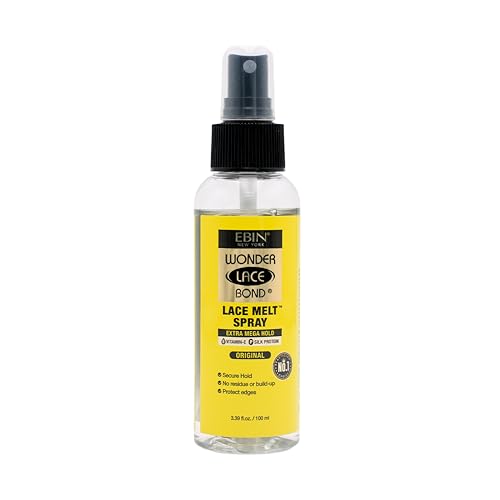 Wonder Lace Bond Melt Spray 3.39 Fl Oz / 100 ml - Extra Mega Hold (Original) | Flawless,Natural, and Sea mleass finish, No Reside, Long Lasting