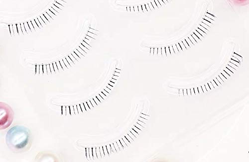 Dorisue Bottom False Eyelashes - Natural Lower Lashes 4-5mm for Under Eye Enhancement, Professional Makeup Artist Choice, 4 Pairs (E1)