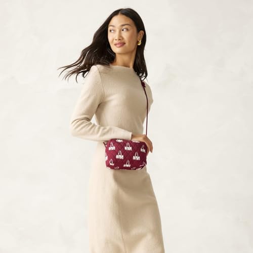 Vera Bradley Women's Premium Cotton Blake Crossbody, Duffel Mosaic, One Size