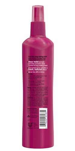 Suave Non Aerosol Spray Maximum Hold Hairspray, Unscented 11 Ounce
