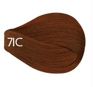 Vivitone Permanent Cream Color (7IC Intense Copper) 3oz.- 100% Grey Coverage, Long Lasting Shine, Made in Italy.