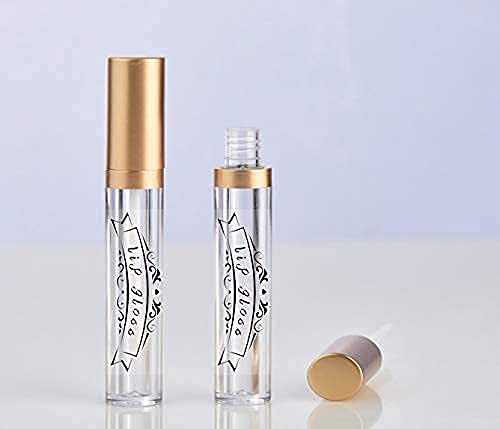 Lip Gloss Tube Stickers,2x1 Inch Clear Roller Bottles Stickers,Waterproof Label for Personalized DIY Lip Gloss Bottle,200 Pcs Per Pack