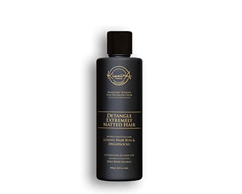 KizaiaCare Ultimate Matted Hair Detangler: Painless detangling solution for tangled, knotted, matted or dreadlocked hair. | Adults & Children Suitable