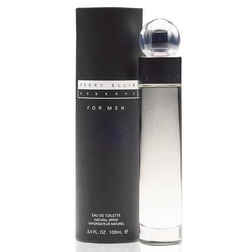 Perry Ellis Reserve Eau De Toilette Spray for Men - Mens Cologne, Long Lasting Perfume, EDT, Fragrance with Notes of Juniper, Citrus & Exotic Woods