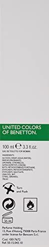 Benetton Hot Gold Eau de Toilette Spray for Women,3.3 Ounce