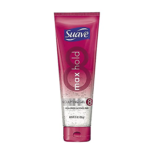 Suave Max Hold 8 Sculpting Gel 9 oz (Pack of 4)