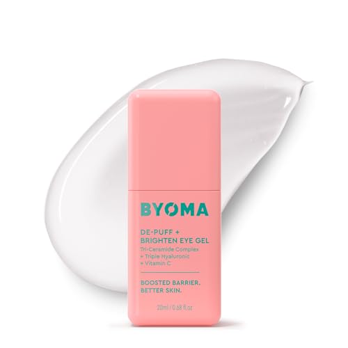 BYOMA De-Puff + Brighten Eye Gel - Lightweight Gel Eye Cream for Dark Circles, Puffiness & Wrinkles - Under Eye Cream With Hyaluronic Acid & Vitamin C Beauty and Personal Care BYOMA Default Title