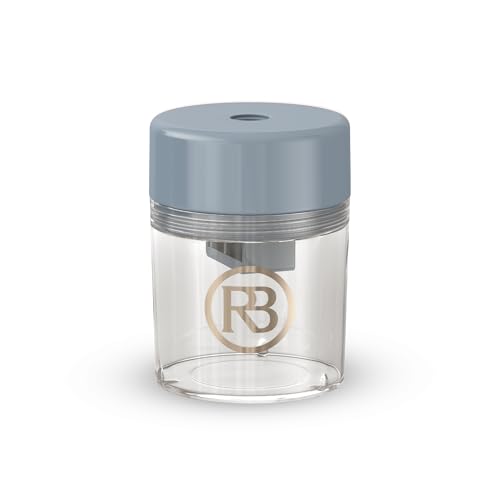 Ravie Beauty Lip and Eye Liner Pencil Sharpener with German Blade and Mess Free Reservoir for Smooth Precise Tips, Travel Friendly for Standard Makeup Beauty and Personal Care Ravie Beauty Default Title