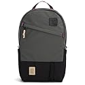 Topo Designs Daypack Classic - OG Daily Carry Pack Designed in Denver, Functional Travel Bag, Made from Recycled Nylon, 2 Padded Laptop Sleeves, 21L (Asphalt/Black)