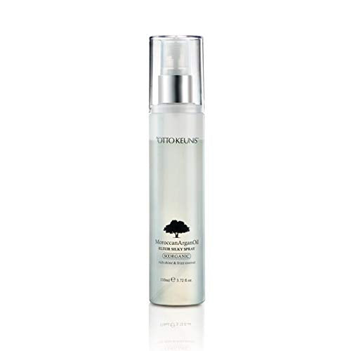 OTTO KEUNIS Moroccan Argan Oil Elixir Silky Spray- Shine & Frizz Control - Thermal and UV Protection Firm, Smooth, and Shiny Hair long-lasting styling