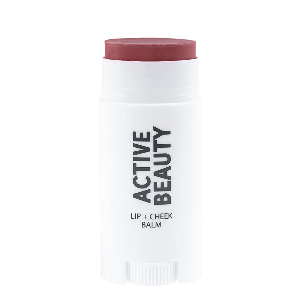 LIQUE Active Lip & Cheek Balm Makeup Stick, Lightweight & Hydrating, Sheer Color with Buildable Coverage, Natural-Looking, Dewy Finish, Vegan Formula