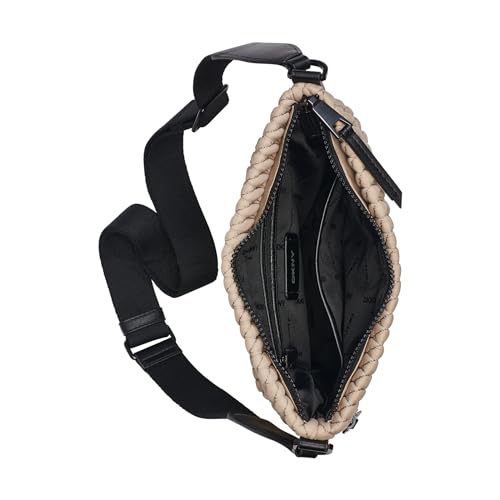 DKNY Women's Handbags Crossbody,Light Khaki,1SZ