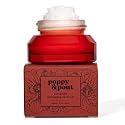 Poppy & Pout Natural Lip Scrub, Moisturizing Sugar Scrub for Dry Lips, Lip Scrubber Exfoliator with Essential Oils Smooths and Hydrates Lips, In