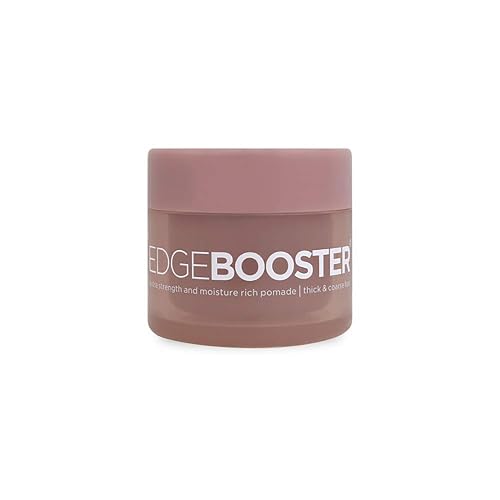 Style Factor Edge Booster Extra Strength and Moisture Rich Pomade 0.85oz Mini Travel Size (0.85oz, Pack of 1, Morganite)